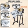 VEVOR Electric Grain Mill Grinder, 3000W Spice Grinders, Commercial Corn Mill with Funnel, Thickness Adjustable Powder Machine, Heavy Duty Feed Flour Cereal Mill Wheat Grinders, Dry & Wet Grinder