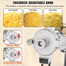 VEVOR 3000W Electric Grain Grinder Corn Wheat Flour Cereal Mill Wet & Dry