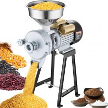 VEVOR 3000W Electric Grain Grinder Corn Wheat Flour Cereal Mill Wet & Dry