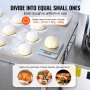 VEVOR Electric Dough Divider 20BUC Cutter automat pentru aluat Mașină de făcut pâine pentru brutărie