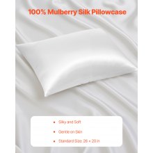 Satin Pillowcase 2 Pack Silky Satin Pillow Cases 26 x 20 in Standard Size