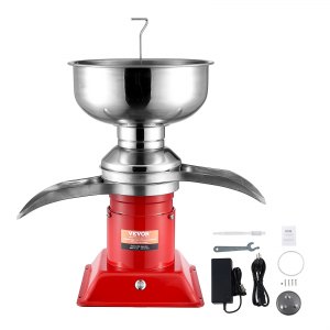 Milk Cream Centrifugal Separator, 304 Stainless Steel Electric Cream Separators, 100L/H Output 10500RPM Goat Milk Separator, 30W Cow Cream...