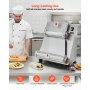 16 Inch Pizza Dough Roller Sheeter Semi-automatic Commercial Dough Press 390W