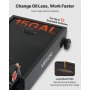 VEVOR Low Profile Oil Drain Pan, 15 Gallon Capacity, Rolling Oil Drain Pan with Electric Pump & 7.2 ft Hose, Leak-proof & Corrosion-resistant, Fit for Cars, SUVs, Trucks, Motorcycles, ATVs, Metal