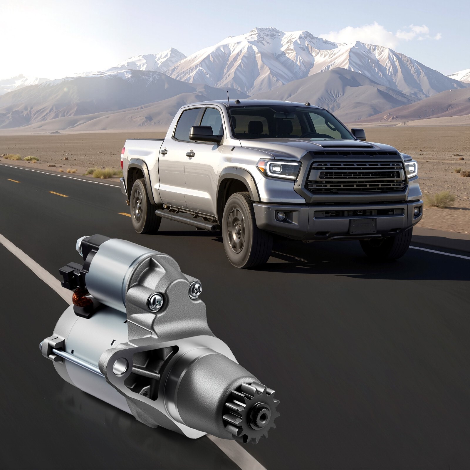 VEVOR Starter 17825, Starter Motor Replacement Compatible with Toyota Camry V6 3.5L 2007-2017, Lexus ES350 V6 3.5L 2007-2018, Scion XB L4 2.4L 2008-2015, OEM 228000-9900 17338 410-52205 28100-20021