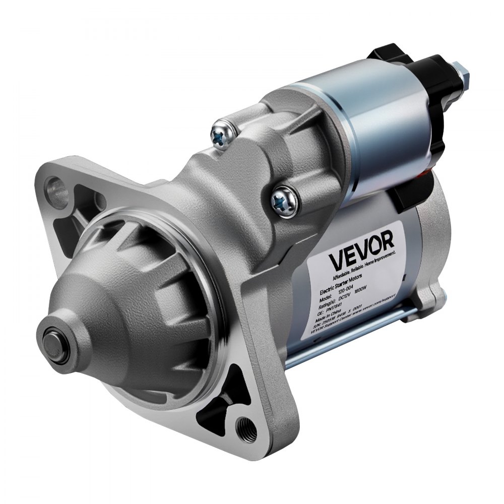 VEVOR Starter 17841, Starter Motor Replacement Compatible with Pontiac Vibe L4 1.8L 2003-2008, Toyota Corolla/Matrix L4 1.8L 2003-2008, OEM 19338656 28100-22090 88864512 2800330 N17841 SND0295 SR3282X