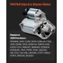 VEVOR Starter 17841, Starter Motor Replacement Compatible with Pontiac Vibe L4 1.8L 2003-2008, Toyota Corolla/Matrix L4 1.8L 2003-2008, OEM 19338656 28100-22090 88864512 2800330 N17841 SND0295 SR3282X