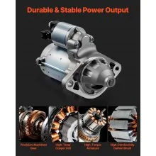 Starter High Torque Starter Motor for Pontiac Toyota 17841 2800330 3371171