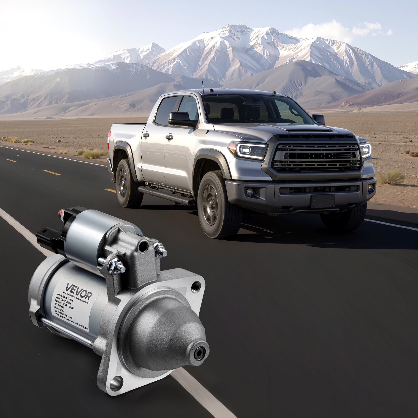 VEVOR Starter 17922, Starter Motor Replacement Compatible with BMW 1 Series M 3.0L L6 2011, 128i 3.0L L6 2008-2011, 325i/325xi 3.0L L6 2006, 335xi 3.0L L6 2007-2008, OEM 428000-1760 410-24145 LRS02298