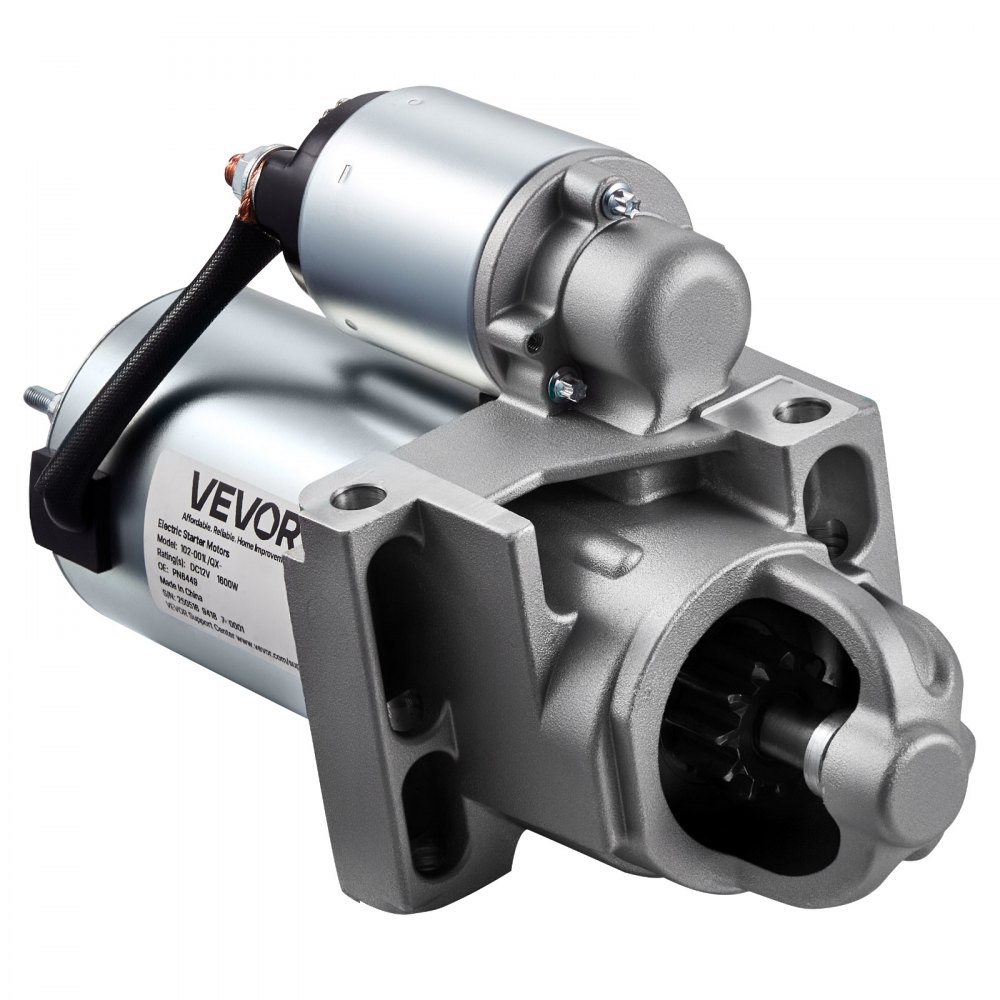 VEVOR Starter 6449, Starter Motor Replacement Compatible with Oldsmobile Bravada V6 4.3L 96-98, Isuzu Hombre V6 4.3L 97-98, GMC Yukon XL 2500 V8 8.1L 01-02, OEM 106449L 12564108 9000879 410-12153R