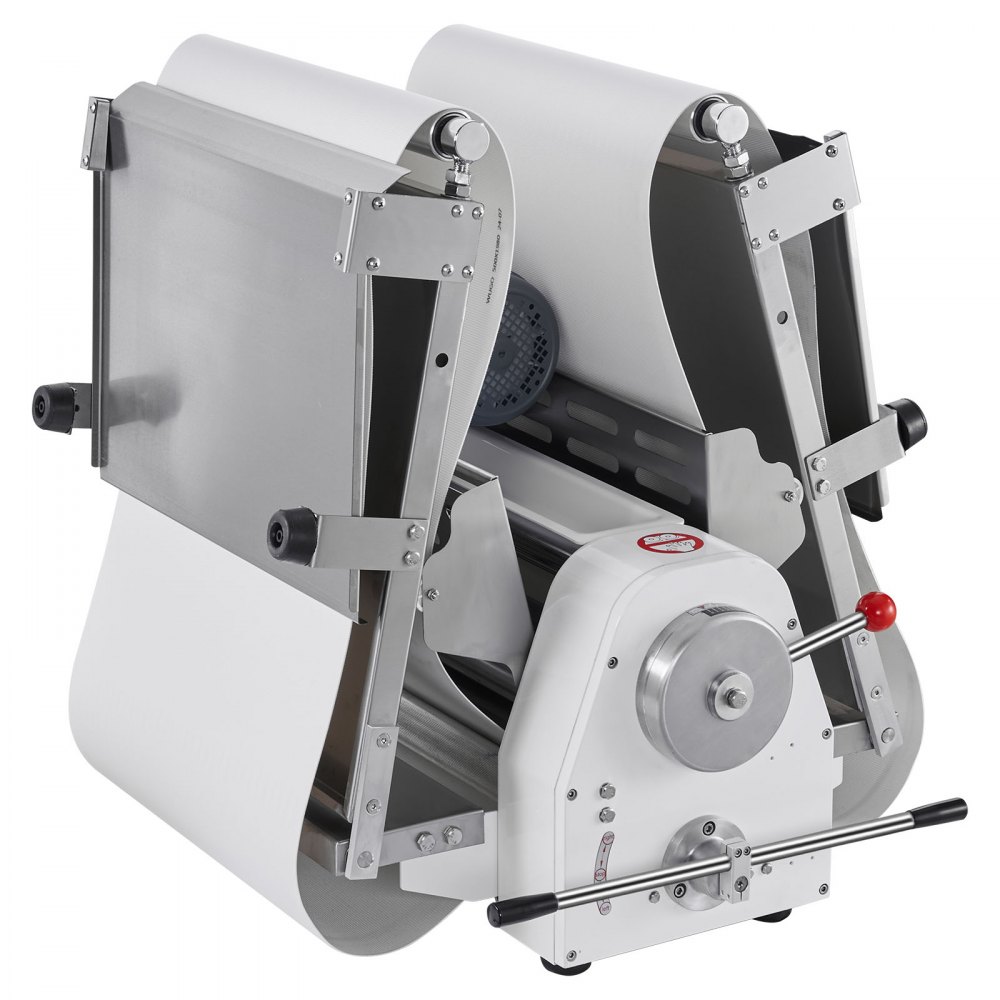 VEVOR Commercial Dough Sheeter Machine, 19.7-Inch Reversible Puff Pastry Sheeter and Fondant Roller, Electric Dough Roller 0-1.4" Adjustable Thickness, Folding Dough Sheeter for Bakeries, Pastries