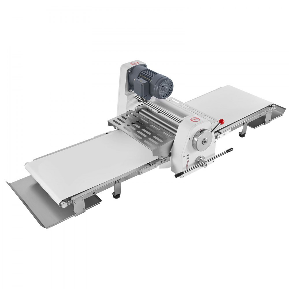 VEVOR Commercial Dough Sheeter Machine, 19.7-Inch Reversible Puff Pastry Sheeter and Fondant Roller, Electric Dough Roller 0-1.4" Adjustable Thickness, Folding Dough Sheeter for Bakeries, Pastries