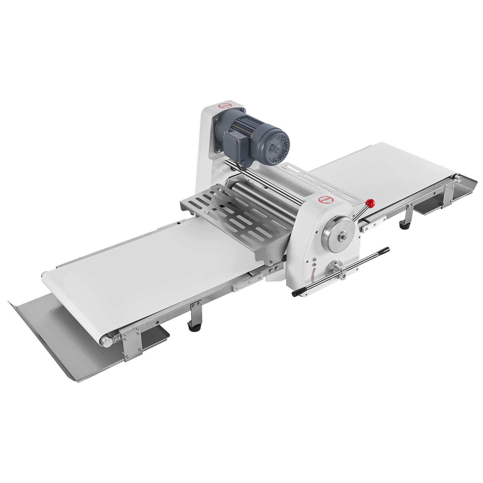 VEVOR Commercial Dough Sheeter Machine, 19.7-Inch Reversible Puff Pastry Sheeter and Fondant Roller, Electric Dough Roller 0-1.4" Adjustable Thickness, Folding Dough Sheeter for Bakeries, Pastries