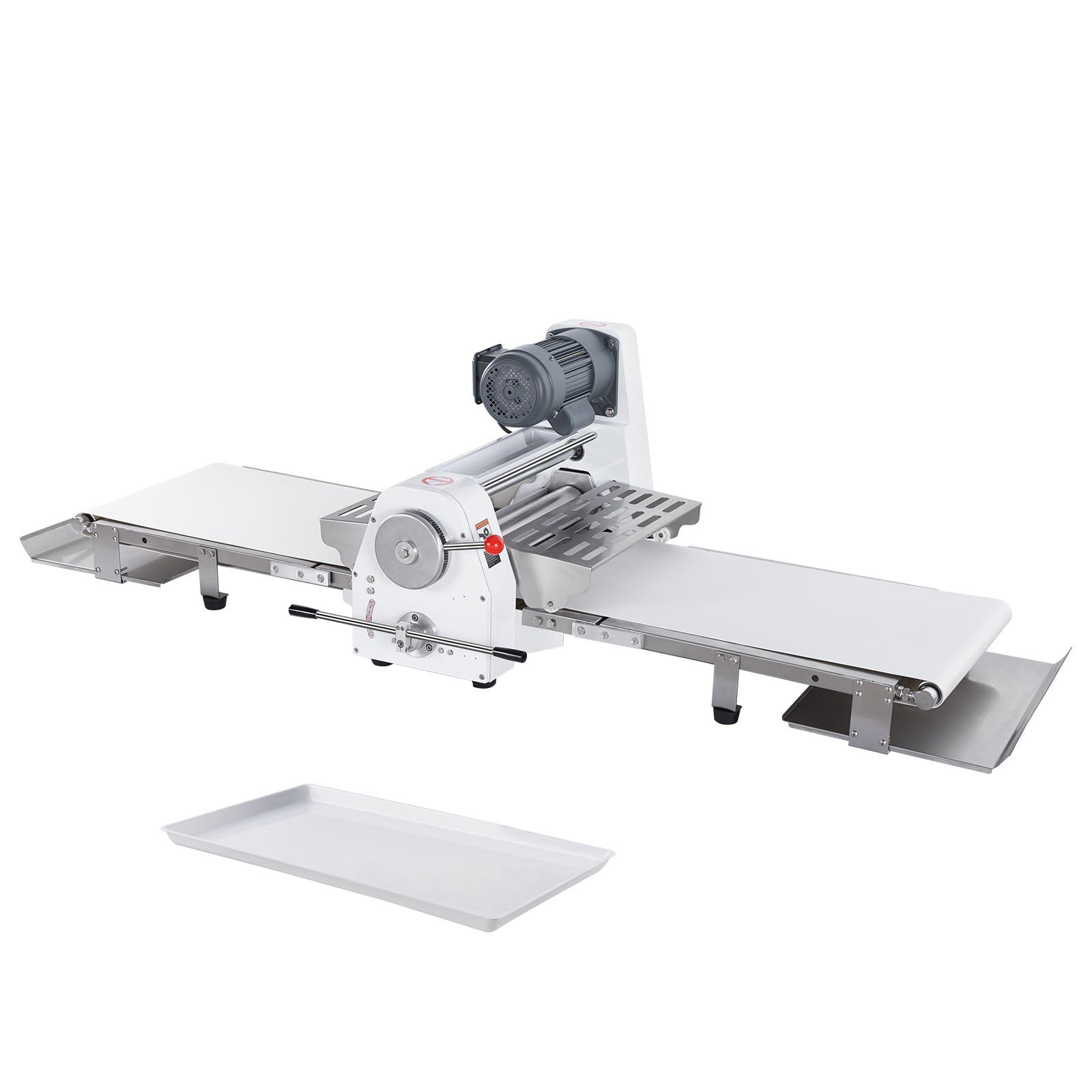 VEVOR Commercial Dough Sheeter Machine, 19.7-Inch Reversible Puff Pastry Sheeter and Fondant Roller, Electric Dough Roller 0-1.4" Adjustable Thickness, Folding Dough Sheeter for Bakeries, Pastries