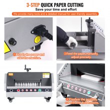 VEVOR Electric Paper Cutter 13" Width 1.57" Thickness Desktop Cutting Paper