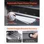VEVOR Electric Paper Cutter, 1100W Heavy Duty Paper Cutter Machine 20.3 in / 515 mm Cutting Width, 3.1 in / 80 mm Cutting Thickness, Electric Guillotine Trimmer with Casters & 7 in Touchscreen