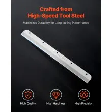 VEVOR Paper Cutter Blade, Heavy Duty Steel Blade Replacement Suitable for Professional Cutter E330D/E330S, Paper Trimmer Machine Spare Blade,585 x 44 x 6 mm