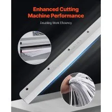 VEVOR Paper Cutter Blade, Heavy Duty Steel Blade Replacement Suitable for Professional Cutter E330D/E330S, Paper Trimmer Machine Spare Blade,585 x 44 x 6 mm