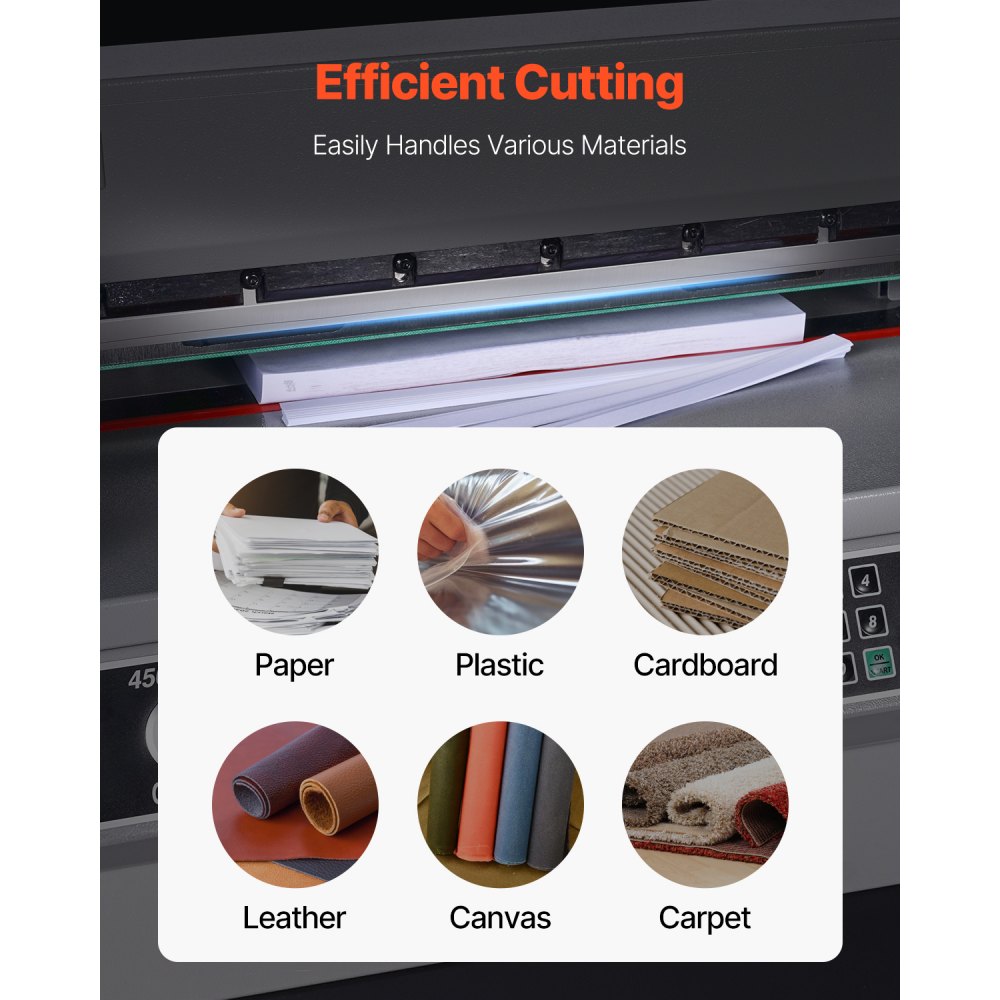 VEVOR Paper Cutter Blade, Heavy Duty Steel Blade Replacement Suitable for Professional Cutter G450VS+, Paper Trimmer Machine Spare Blade,503 x 43 x 6 mm