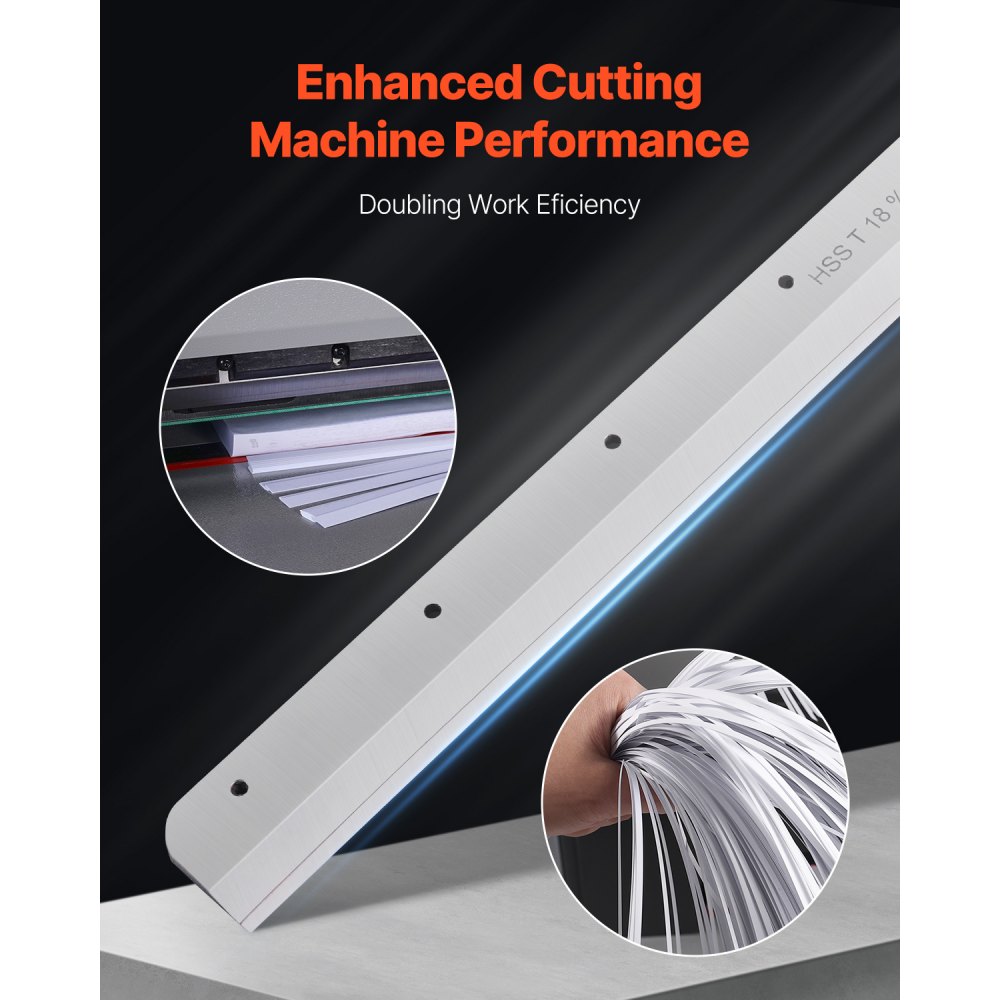 VEVOR Paper Cutter Blade, Heavy Duty Steel Blade Replacement Suitable for Professional Cutter G450VS+, Paper Trimmer Machine Spare Blade,503 x 43 x 6 mm