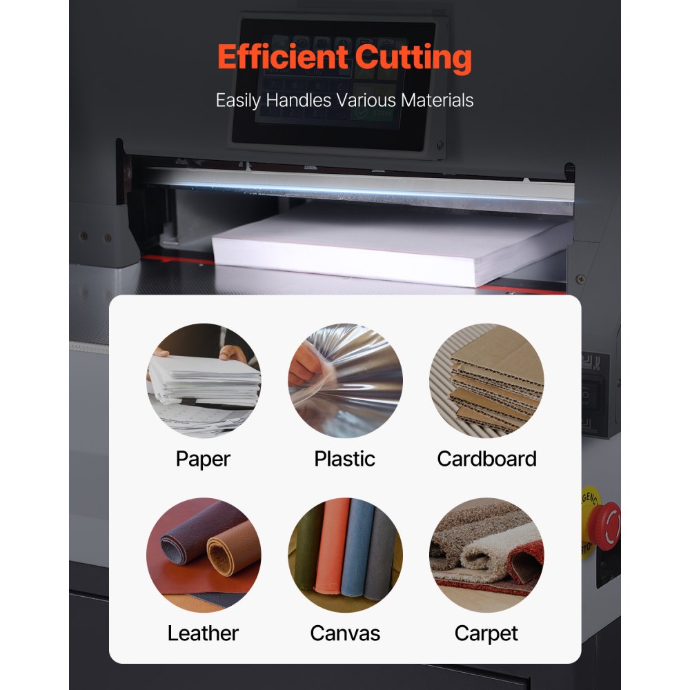 VEVOR Paper Cutter Blade, Heavy Duty Steel Blade Replacement Suitable for Professional Cutter E490T, Paper Trimmer Machine Spare Blade,560 x 56 x 8 mm