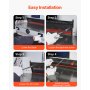 VEVOR Paper Cutter Blade, Heavy Duty Steel Blade Replacement Suitable for Professional Cutter E490T, Paper Trimmer Machine Spare Blade