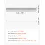VEVOR Paper Cutter Blade, Heavy Duty Steel Blade Replacement Suitable for Professional Cutter E490T, Paper Trimmer Machine Spare Blade,560 x 56 x 8 mm