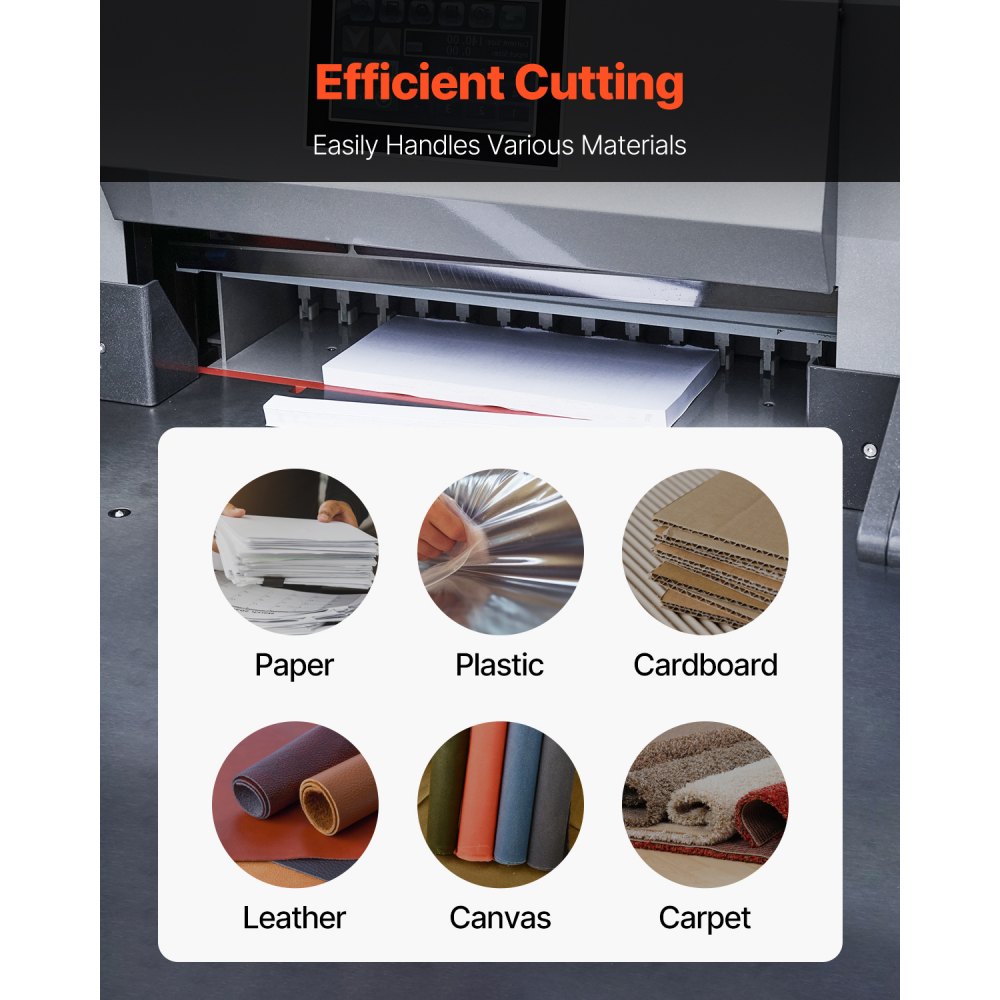 VEVOR Paper Cutter Blade, Heavy Duty Steel Blade Replacement Suitable for Professional Cutter H520TV7/E5208L, Paper Trimmer Machine Spare Blade,650 x 80 x 10 mm