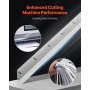 VEVOR Paper Cutter Blade, Heavy Duty Steel Blade Replacement Suitable for Professional Cutter H520TV7/E5208L, Paper Trimmer Machine Spare Blade