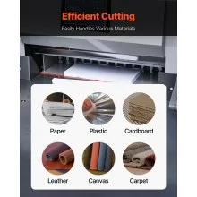 VEVOR Paper Cutter Blade, Heavy Duty Steel Blade Replacement Suitable for Professional Cutter H520TV7/E5208L, Paper Trimmer Machine Spare Blade