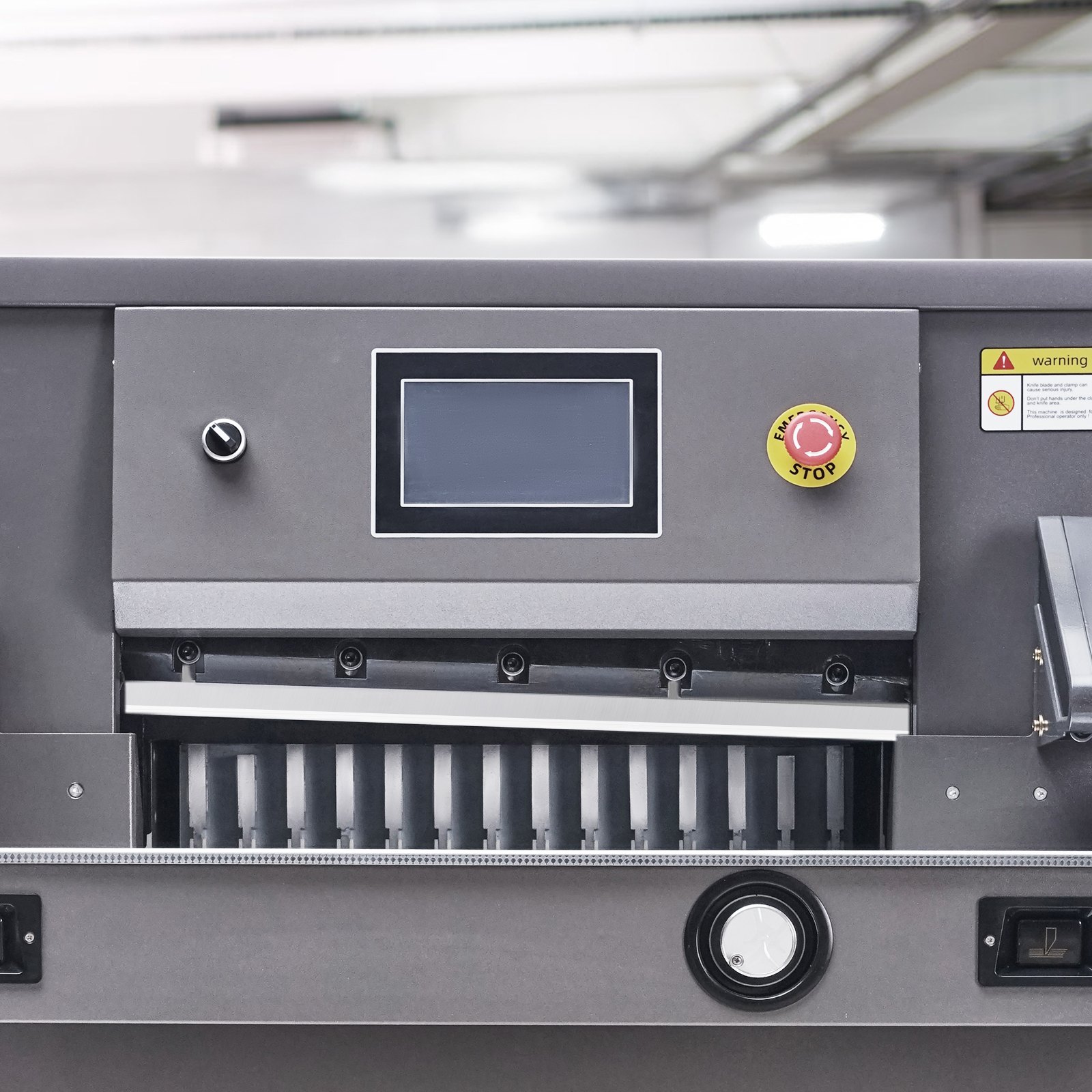 VEVOR Paper Cutter Blade, Heavy Duty Steel Blade Replacement Suitable for Professional Cutter H520TV7/E5208L, Paper Trimmer Machine Spare Blade,650 x 80 x 10 mm