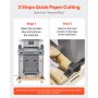 VEVOR Electric Hydraulic Paper Cutter, 2500W Heavy Duty Paper Cutter Machine 20.28" /515mm Cutting Width, 3.14"/80mm Cutting Thickness, Electric Paper Trimmer with 7" Touchscreen Numerical Control