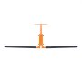 VEVOR Kayak Ceiling Storage Rack, Ceiling Storage Rack for 2 Kayak Canoe SUP, Adjustable Height Overhead Kayak Holder Hanger with Padded Arms, 250 LBS Max Load, for Indoor Outdoor Storage