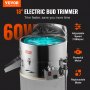 VEVOR Electric Bud Trimmer 18 '' Máquina Elétrica Aparadora de Folhas 60W Lâminas Afiadas