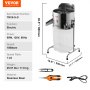 VEVOR Elektrisk Knop Trimmer 18'' Elektrisk Løvtrimmer Maskine 60W Skarpe Blade