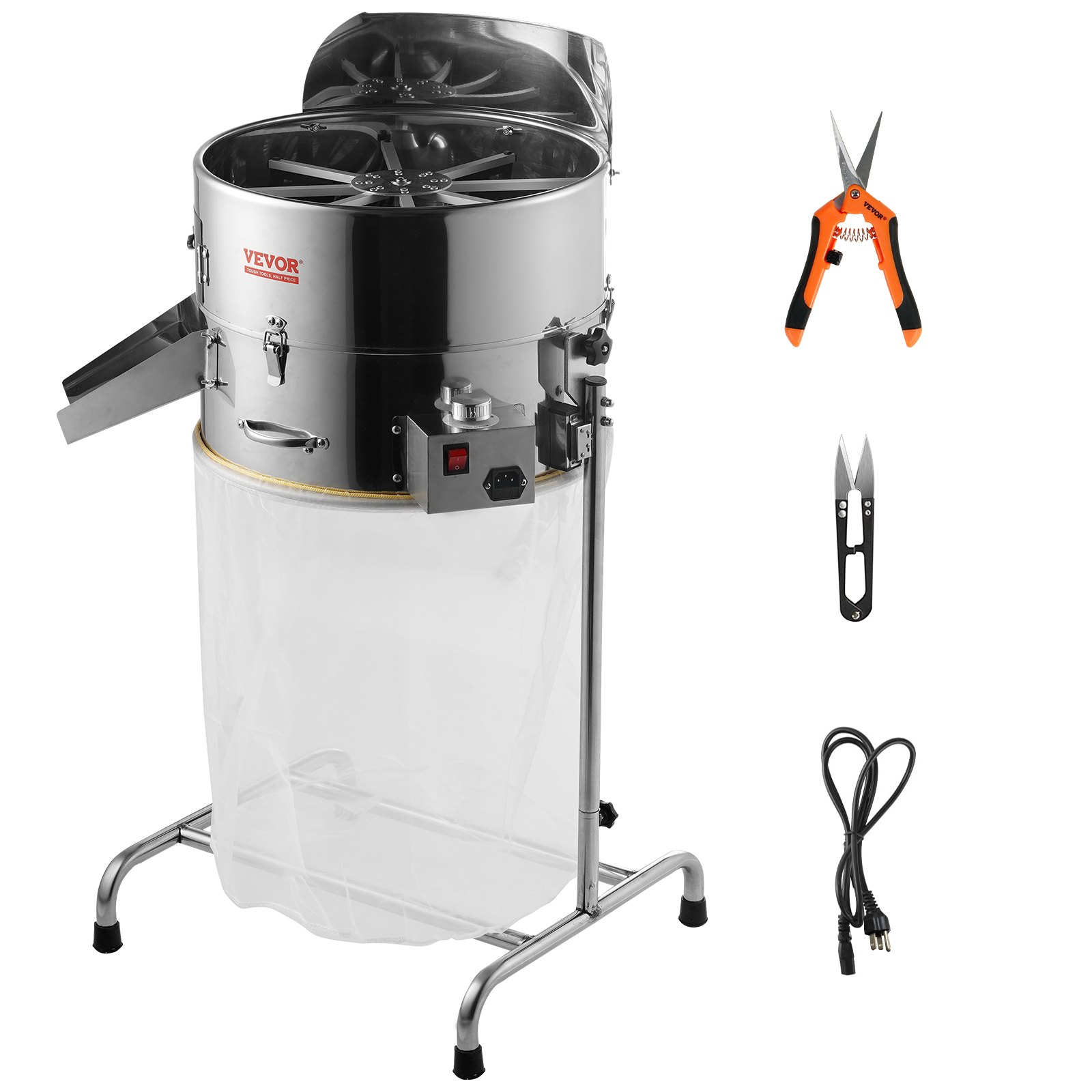 VEVOR Elektrisk Knop Trimmer 18'' Elektrisk Løvtrimmer Maskine 60W Skarpe Blade