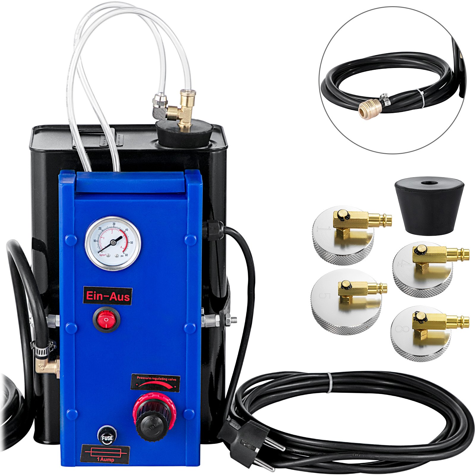 Electric Brake Bleeding Device, Brake Bleeder Kit 5l Container Brake Fluid Flush