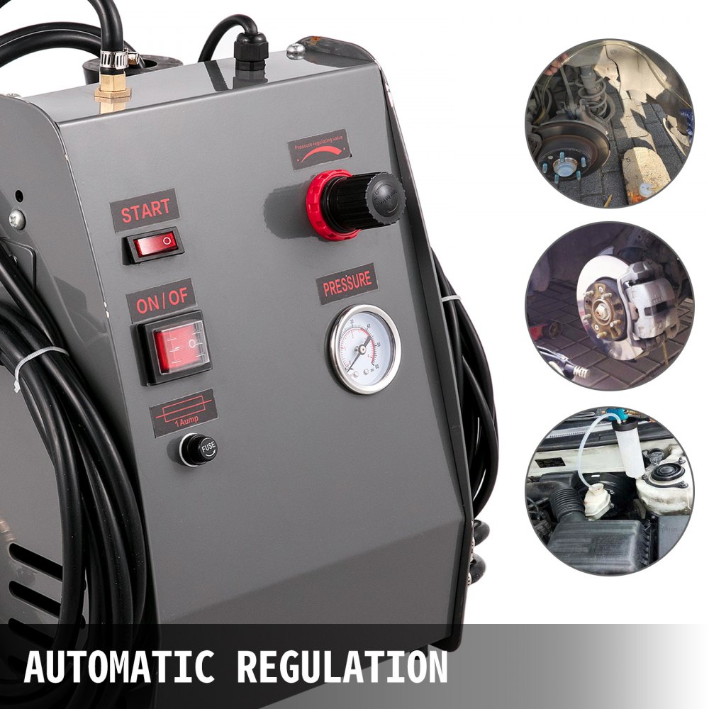 Electric Brake Bleeder Kit Brake Bleeding Device Brake Fluid Flush 10l Container