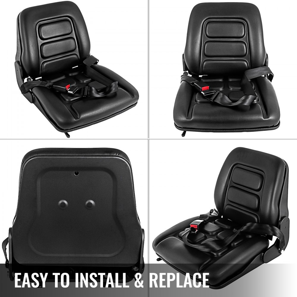 Forklift Seat Adjustable with Suspension with Auto Seat Lock Seat Belt