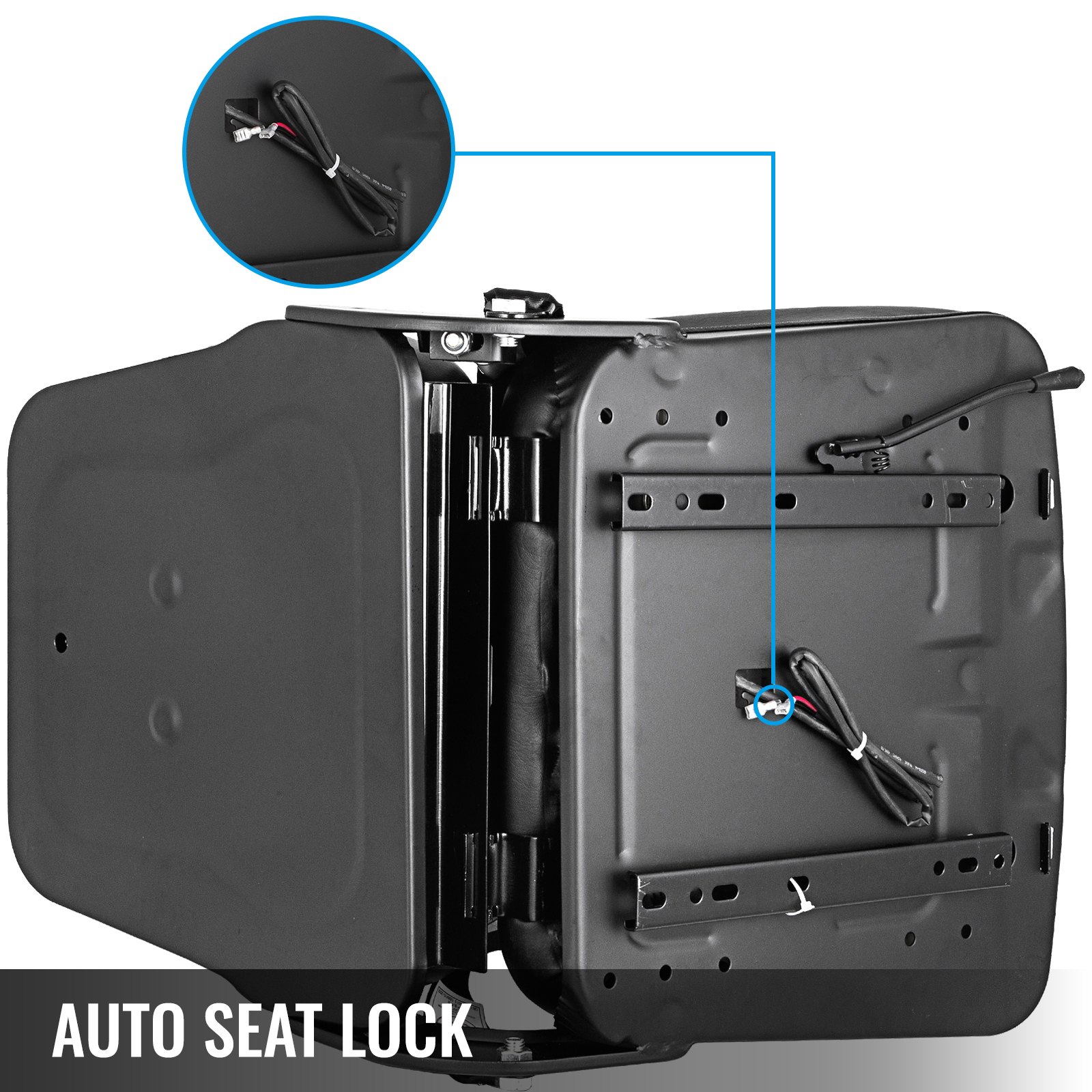 Forklift Seat Adjustable with Suspension with Auto Seat Lock Seat Belt