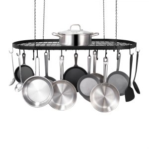 Porte-ustensiles De Cuisine En Acier Inoxydable - Avec Trous De Drainage - Noir - Organisateur Comptoir Couverts