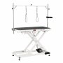 VEVOR Electric Pet Grooming Table, 50 inch Heavy Duty Dog Grooming Station, Upgraded Professional Stand for Large Dogs, Bathing, Trimming, Drying, Height Adjustable, 400 lbs Load, Hooks & Storage Rack