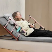 Electric Lifting Backrest 300 lbs 4-68° Adjustable with Folable Guardrail