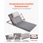 VEVOR Electric Lifting Backrest for Bed, 136 kg Capacity, 4-68° Adjustable Lifting Bed Backrest, with Folable Guardrail & Headrest, Machine Washable, Assist Pregnant Women Elderly Patient Handicap