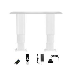 VEVOR Electric Lifting Column System, 260 lbs Lift Table, 14.2-31.1 in Height Range, Three-stage Adjustable Desk Column, Telescopic Table Leg, Comes with Power-Supply Option to Control up/Down Motion | VEVOR US