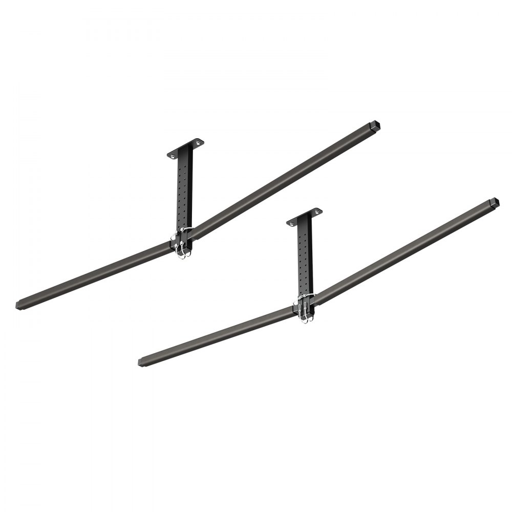 VEVOR Kayak Storage Rack for 2 Kayaks, Holds Up to 250 lbs, Heavy Duty Adjustable Ceiling Rack for Garage Ceiling Mount, Overhead Garage Storage Hanger for Canoe, Ladder, SUP, Surfboard & Paddleboard