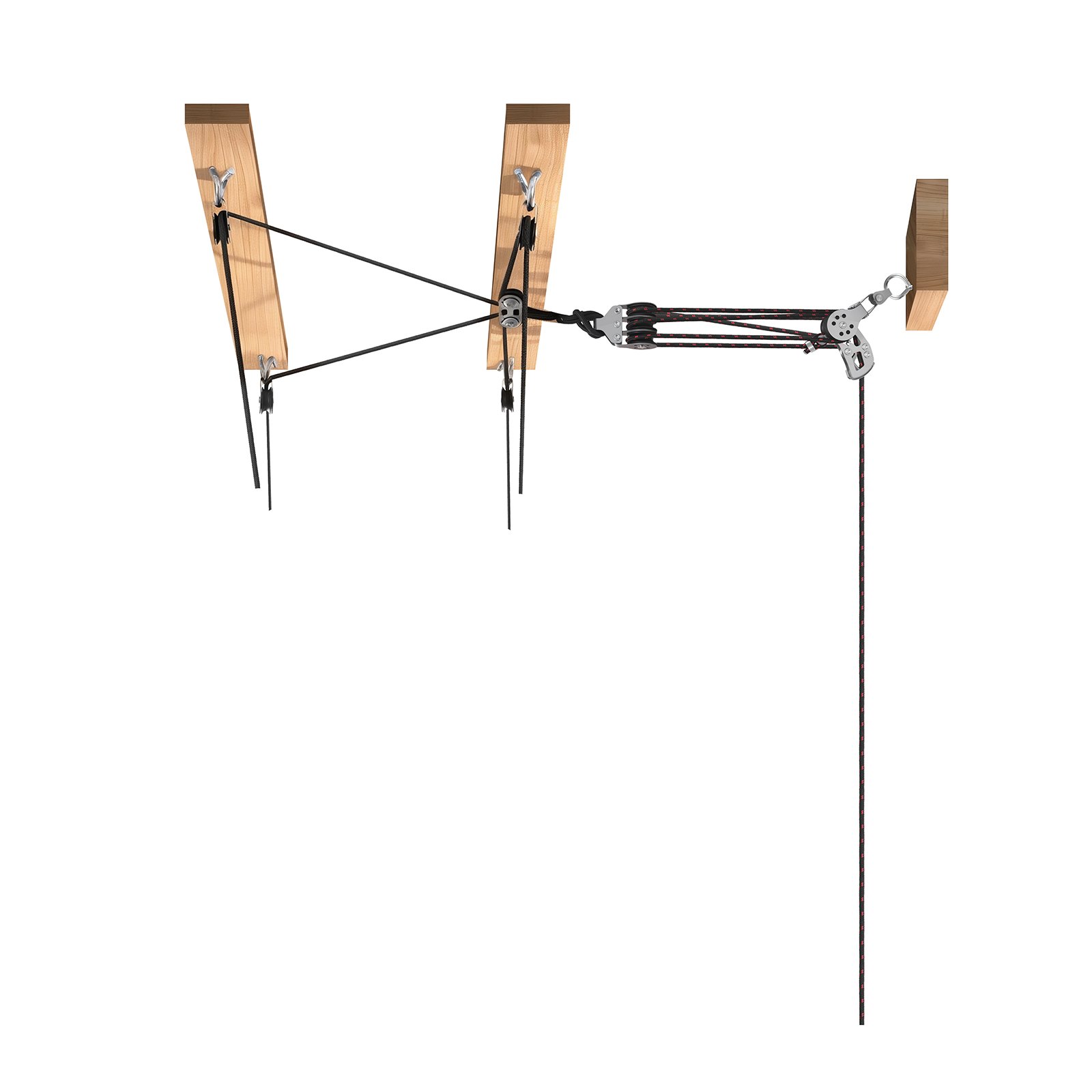 VEVOR Hard Top Remover Lift, 99.79 kg, Jeep Hardtop Removal Storage Roof Hoist with Anti-Drop System, Easy One-Person Operation, Support 8-16 in Ceiling, for 2-Door & 4-Door Jeep Wrangler JK JL & Ford