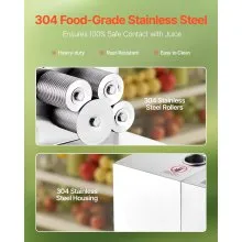 800W Commercial Electric Sugar Cane Juicer 661LBS/H 4 Rollers 2.4" Inlet