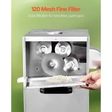 800W Commercial Electric Sugar Cane Juicer 661LBS/H 4 Rollers 2.4" Inlet