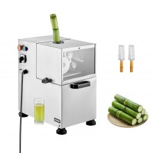 800W Commercial Electric Sugar Cane Juicer 661LBS/H 4 Rollers 2.4" Inlet